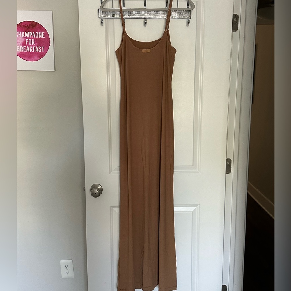SKIMS Long Slip Dress Soft Lounge 3X New w/out tags
